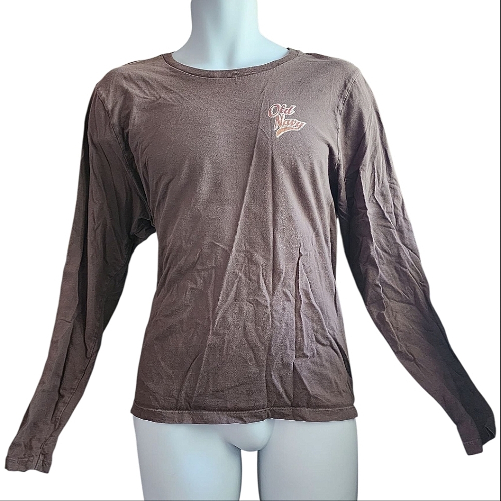 Old Navy Brown Long Sleeve Shirt